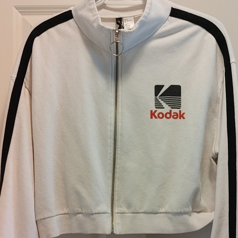 Sporty Kodak Crop Top Sweater